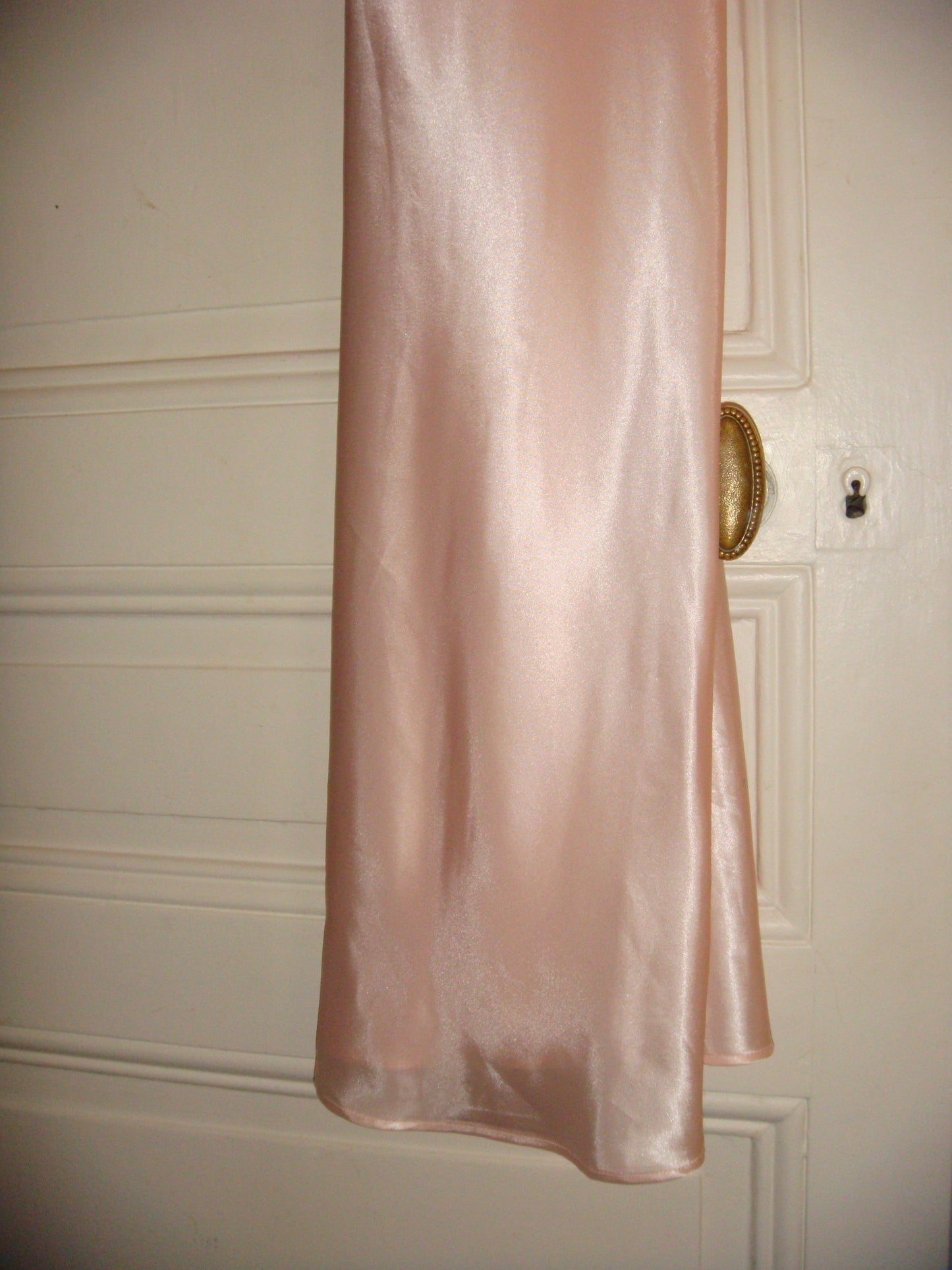 Silky Rose Pink Long Dress