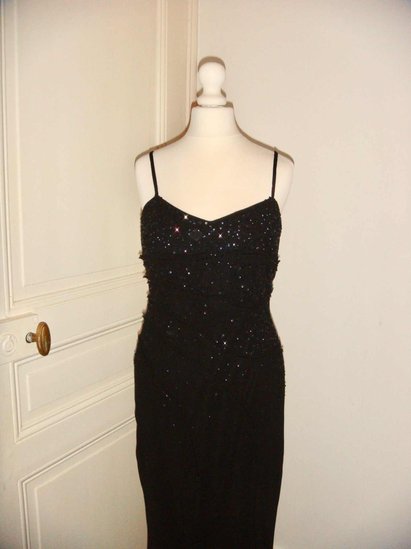 Long Evening Beaded Dress