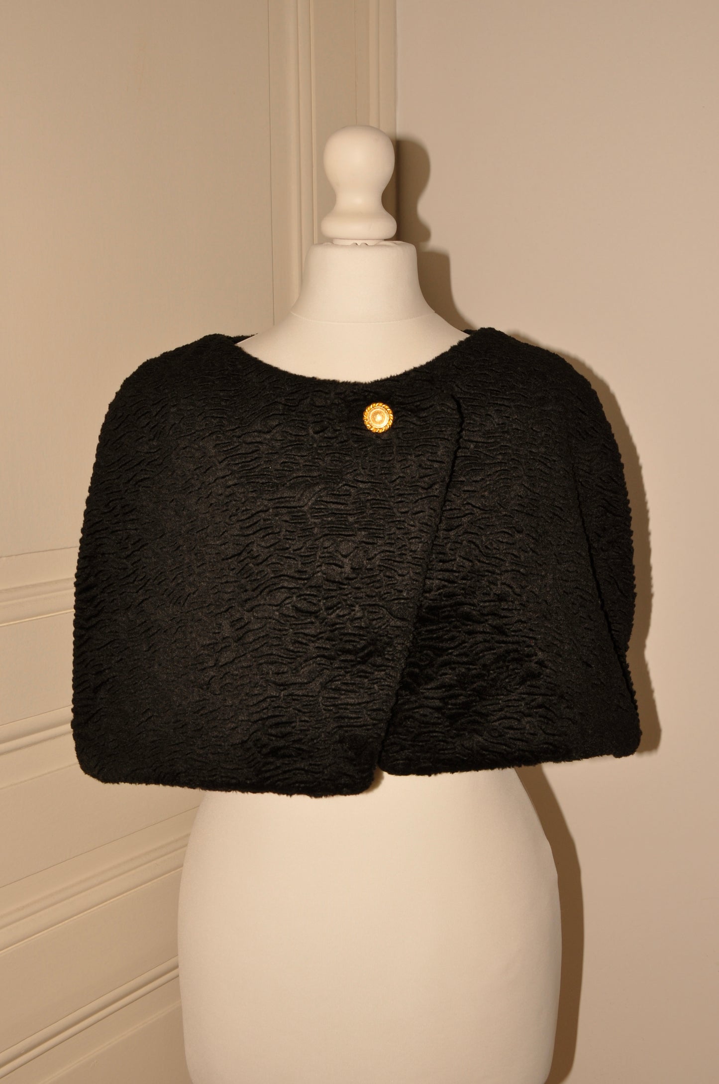 Velvet Black Cape