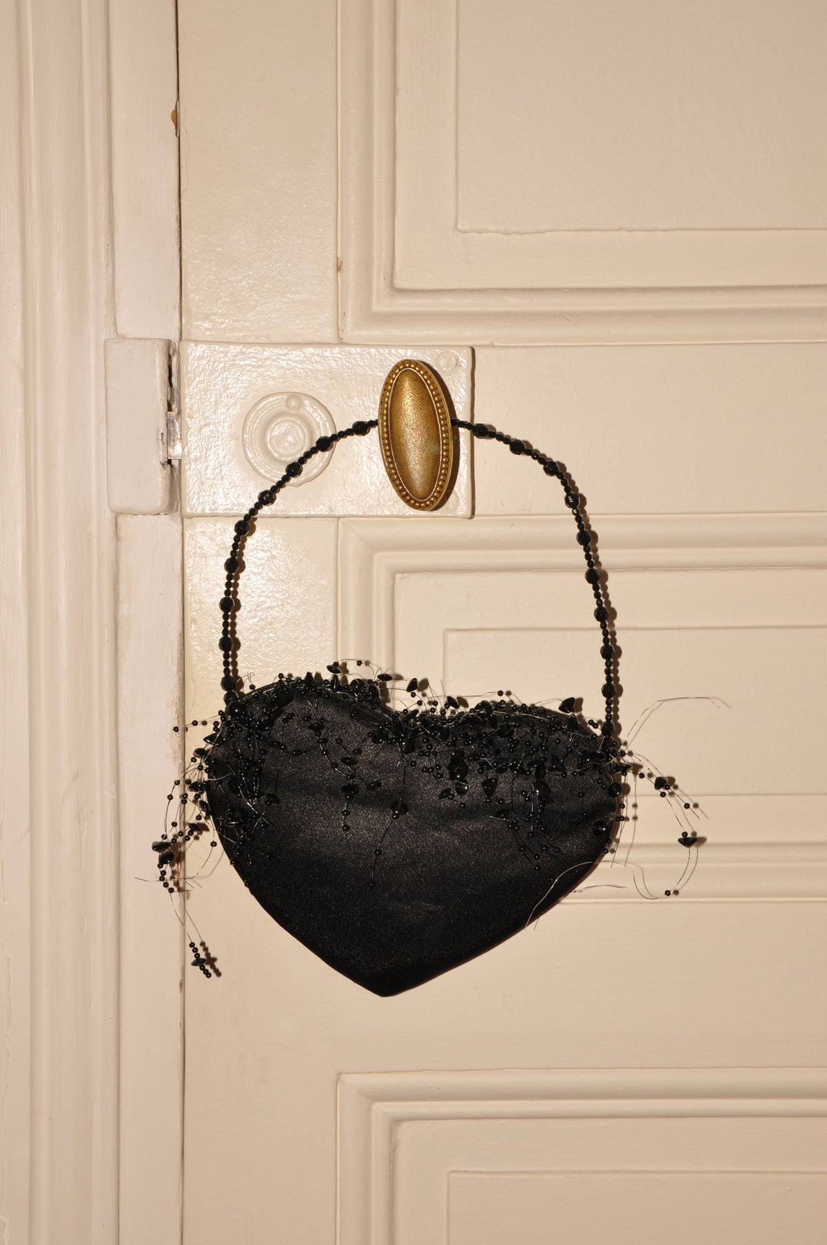Heart Beaded Bag