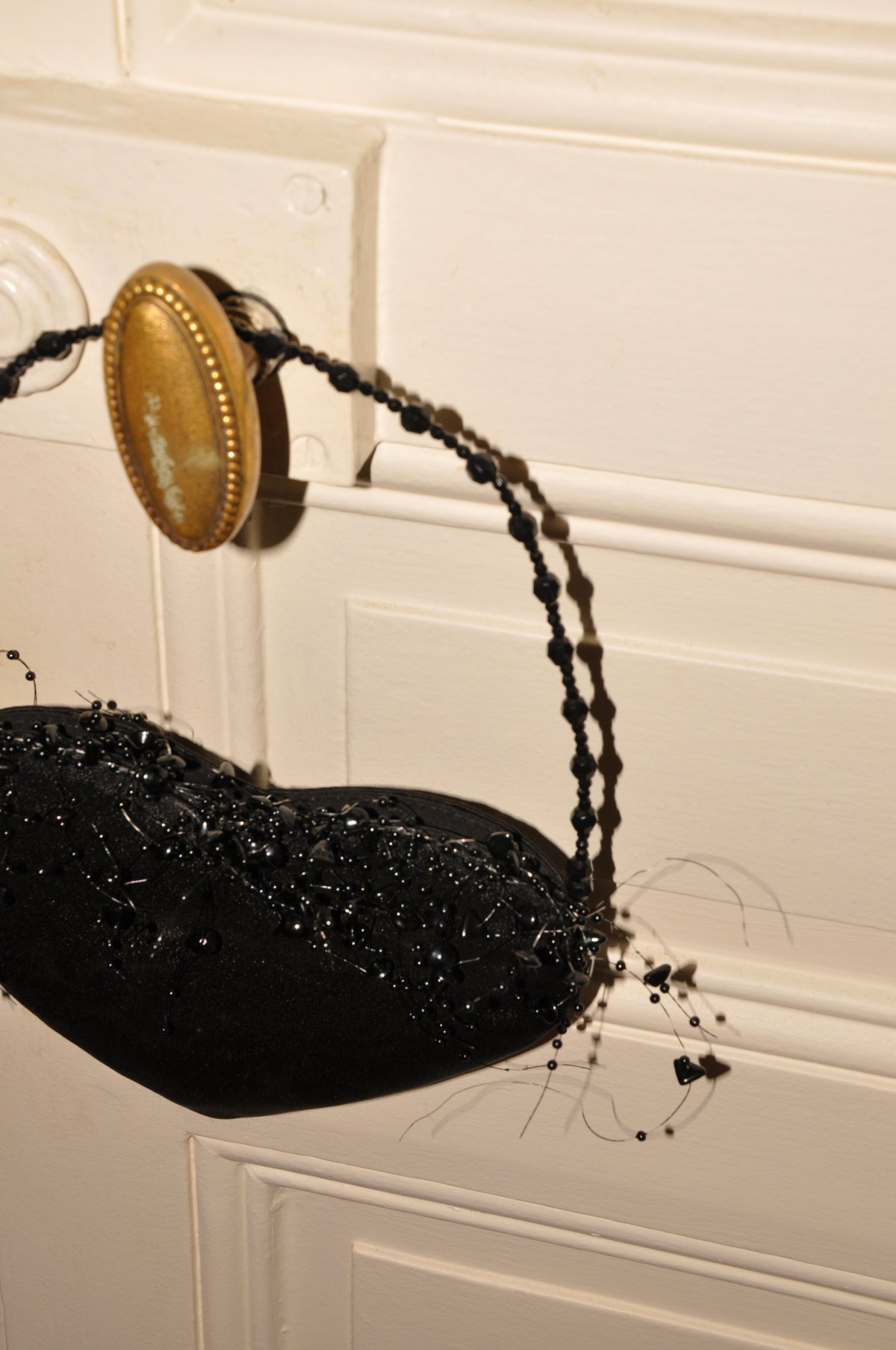 Heart Beaded Bag
