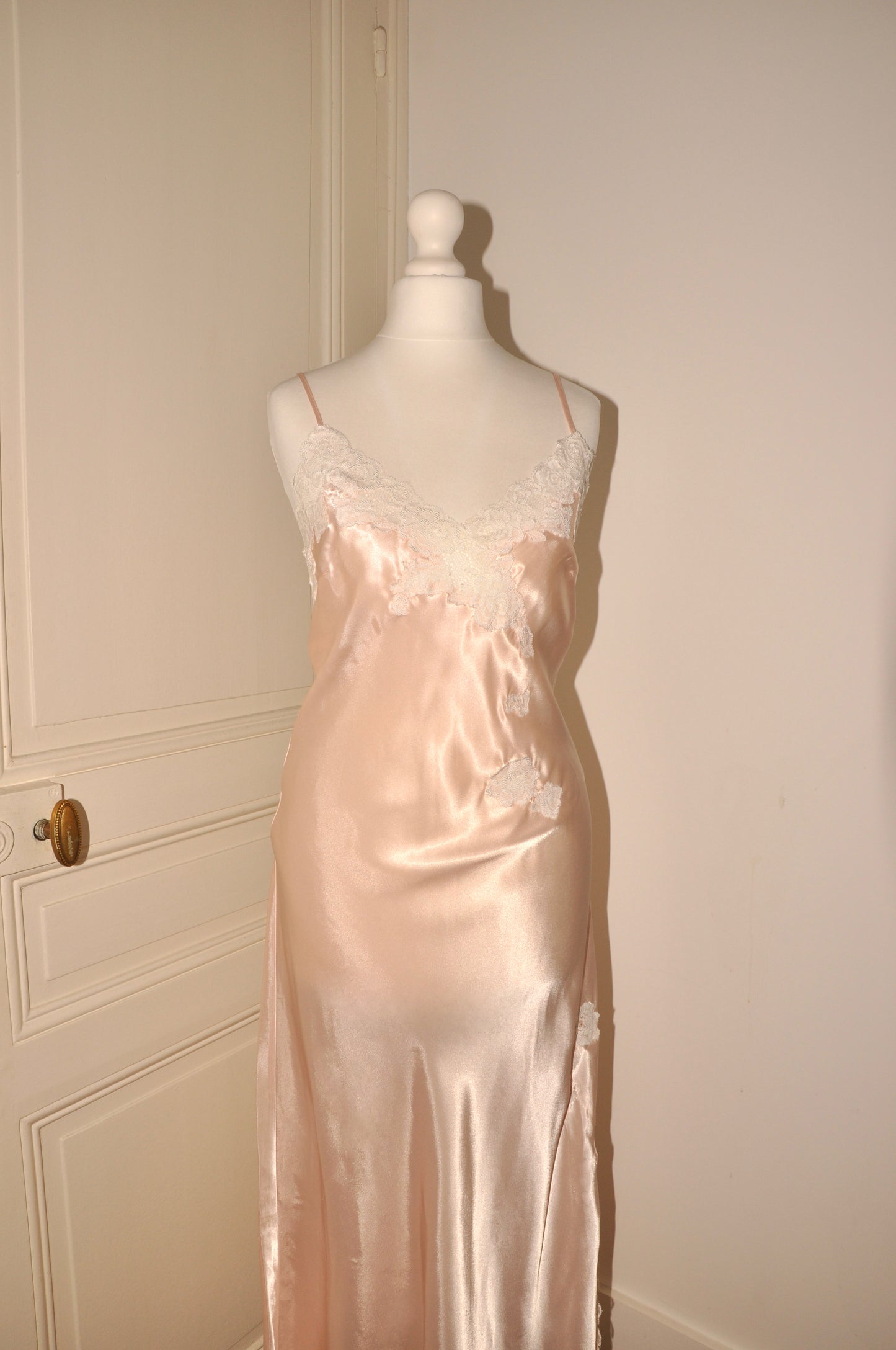 Silky Rose Pink Long Dress